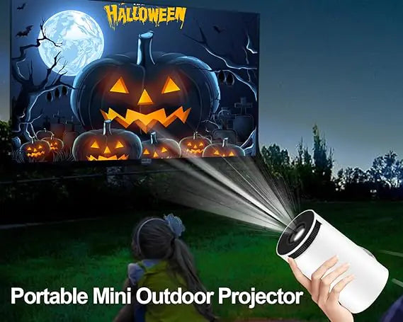 LumoGo X1 – Mini 4K Projector with Android 11, WiFi6 & BT5.0 | Auto Correction, 180° Rotation, Outdoor Theater Experience